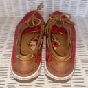 Coach  “Richelle” Top Siders Boat Shoes Red Logo Embossed size 7.5 Photo 4