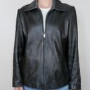 Nine West Vintage 90s  Black Leather Jacket Photo 1