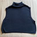 Orvis Black Crop Sleeveless Turtleneck Photo 1