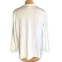 Only Vintage  Necessities Cardigan Sweater Off White Round Neck Crocheted Knit Photo 3