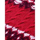 Scotch & Soda  Fair Isle Nordic Knitted Cable Pullover M Red Sweater Wool Alpaca Photo 2