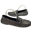 Donald Pliner * Vanda Croc Embossed Driving Moccasin Womens Size 10 Horsebit Flat Photo 4