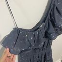 Buddy Love One Shoulder Gray Star Dress Photo 6