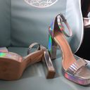 Bella Marie Holographic Chunky Heels  Photo 2