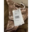 Good American  Foil Better Bikini Rev Bottom Mocha Metallic Bronze Size 2/M Photo 6