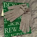 J.Crew  Factory Bow tech gloves Grey OS NWT Photo 2