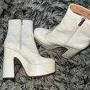 Jessica Simpson  Cream Platform Ankle Boots Photo 9