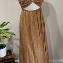 Anthropologie NWT  X Faithfull The Brand La Costa Cutout Printed Linen Maxi Dress Photo 2