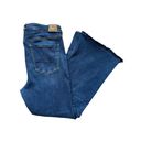 American Eagle  Women's Next Level Stretch Super Hi-Rise Flare Denim Jeans Sz 16R Photo 1