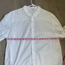 James Perse  OVERSIZED white BUTTON FRONT SHIRT blouse Photo 5