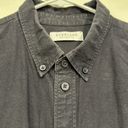 Everlane Women's  Washed Black Oxford Casual Button Down Shirt Size Large EUC Photo 4