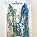 MiracleSuit Miracle Body Leaf Print Tunic Top Sz.M Photo 1