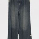 Pilcro Single Front Pleated High Rise Relaxed Fit Wide Leg in Med Wash Sz 29 NWT Photo 0