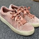 Mossimo Supply Co Y2k mossimo chunky velour velvet fashion sneakers pink rose 9 Photo 3