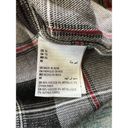 Style & Co  Boyfriend Black Gray Red Plaid Sparkle Plaid Button Down Shirt XL Photo 4