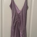 Dillard's Dillard’s Midnight Doll Purple Sparkle Semiformal Dress Photo 1