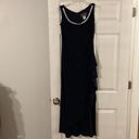 Alex Evenings ALEX Evening Dress size 6 length 53” bust 32” navy blue color all bids attached Photo 6