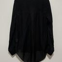 Veronica Beard  Black Silk Semi-Sheer Tunic Blouse Size 6 Photo 5