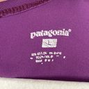 Patagonia Purple Seabrook Bandha Twist Front V-Neck Hiking Activewear Dress Sz L Photo 7