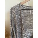 Free People  Gotham Wrap Sweater Marled Gray Long Sleeve Womens XS Photo 4