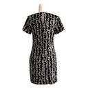 Tommy Hilfiger  Black Tan Leaf Print Short Sleeve Casual Shift Dress Size 8 NWOT Photo 4