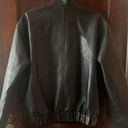 Abercrombie & Fitch Vegan Leather Bomber Jacket  Photo 1