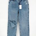 Good American NWT  90s Icon Jeans 25 in Blue950 Photo 0