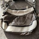 Coach Limited Edition Madison Spectator Cream/Taupe Hobo in Grey/White Bag Photo 3