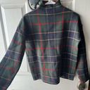 Tahari  Plaid Mock Neck Top Photo 0