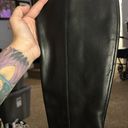 Bandolino  Black Leather  Heel Side Zip Knee High Boot 10 Photo 9