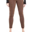 Max Studio NWT  Women’s Brown High Waist Stretchable Pull On Cropped Pants Size S Photo 1