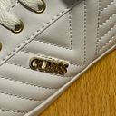 Guess White Leather Sneakers Photo 6