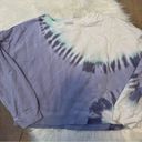 Z Supply Tie Dye Oversized Crop Crewneck Sweatshirt Photo 3