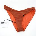 Beach Riot Vanessa Orange Metallic Bikini Swim Bottoms NWT Photo 9