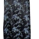 American Vintage Vintage Tracy Evans 90s Black Blue Green Floral High Waisted Straight Skirt 28 Photo 0