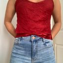 BCBGMAXAZRIA Red Hand-Me-Down Tank top  Photo 0