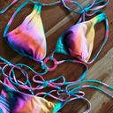 Agua Bendita  Vini Lake Top Portolla Bottom Tie Dye Bikini Swimsuit Size Medium Photo 6