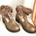 Call it spring  vegan leather/suede faux fur lined boots Photo 0