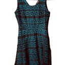 Doe & Rae  Black Blue Lace Dress Sz S Photo 3