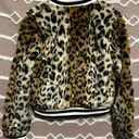 Jack by BB Dakota Size Small NWT  Faux Fur Cheetah Print Zip Moto Jacker Coat Photo 4