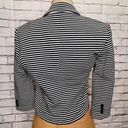 BCBGMAXAZRIA  Natalia Black & White Striped Single Breasted Blazer Size Small Photo 1