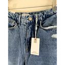 Good American  '90s Duster Straight Leg Jeans In Blue950 6/28 NWT Photo 6