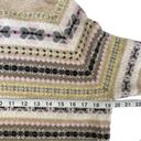 Loft  Turtleneck Sweater Striped Fair Isle Med Photo 8