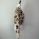 Lulu's Fierce Heart Beige Leopard Print Eyelash Knit Cropped Cardigan Tan Photo 6