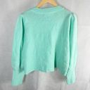 Hill House  The Cropped Sylvie Sweater Size Large Ocean Wave Merino Wool Photo 1