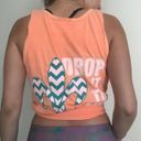 Kappa  Orange Turquoise White Tank Top Photo 2