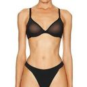 CUUP 36C The Plunge Black mesh sheer underwire Bra Size undefined Photo 0