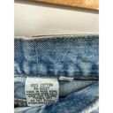 Bill Blass Levi Patch Light Wash High Waisted Mom Jeans Straight Women Size 6 Blue Photo 7