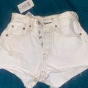 Levi’s White Levi Jean 501 Shorts  Photo 0