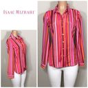 Isaac Mizrahi Isaac Mizarahi stripe shirt. NWT Photo 1